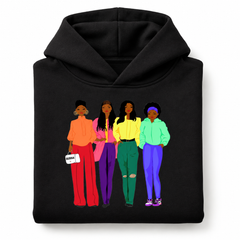Fashion Bold black hoodie