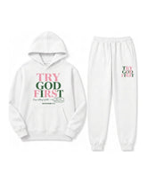 Deuteronomy 31:6 Hoodie and Jogger Set