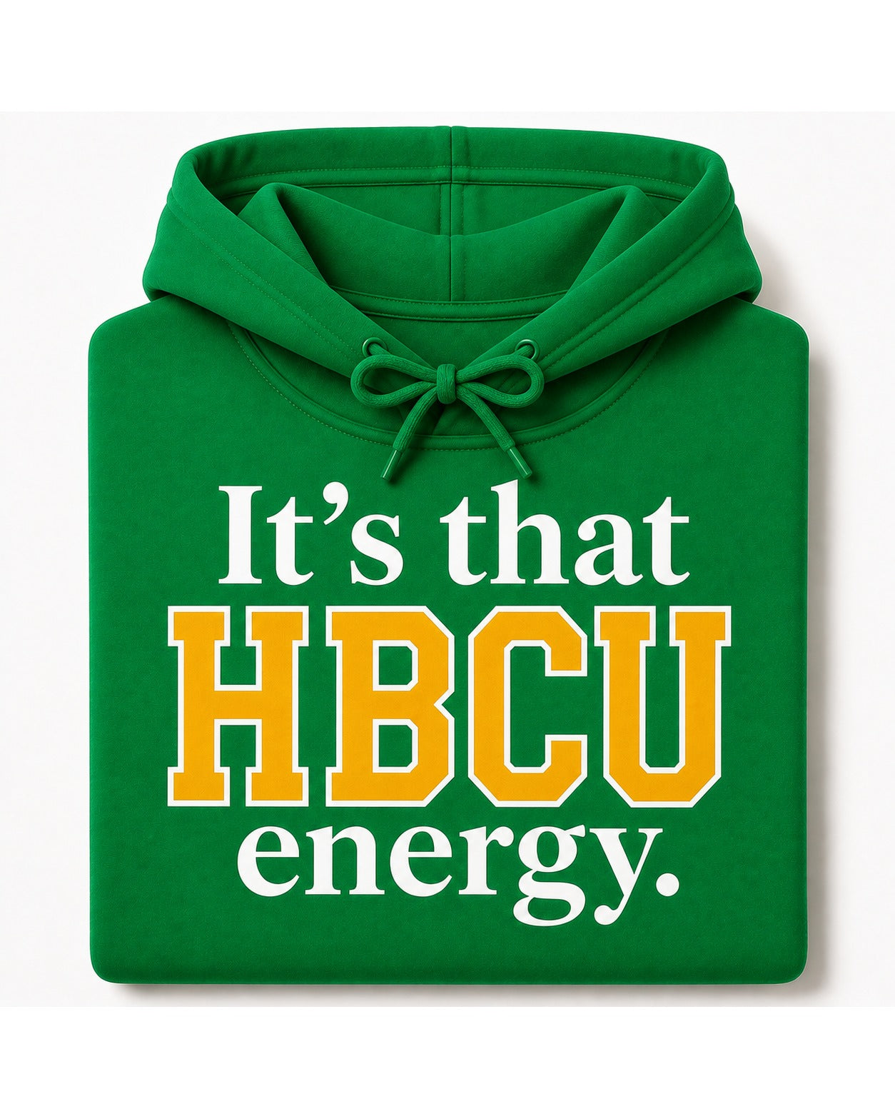 Wilberforce HBCU Energy Hoodie in kelly green