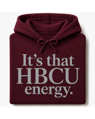 North Carolina Central HBCU Energy Hoodie in maroon