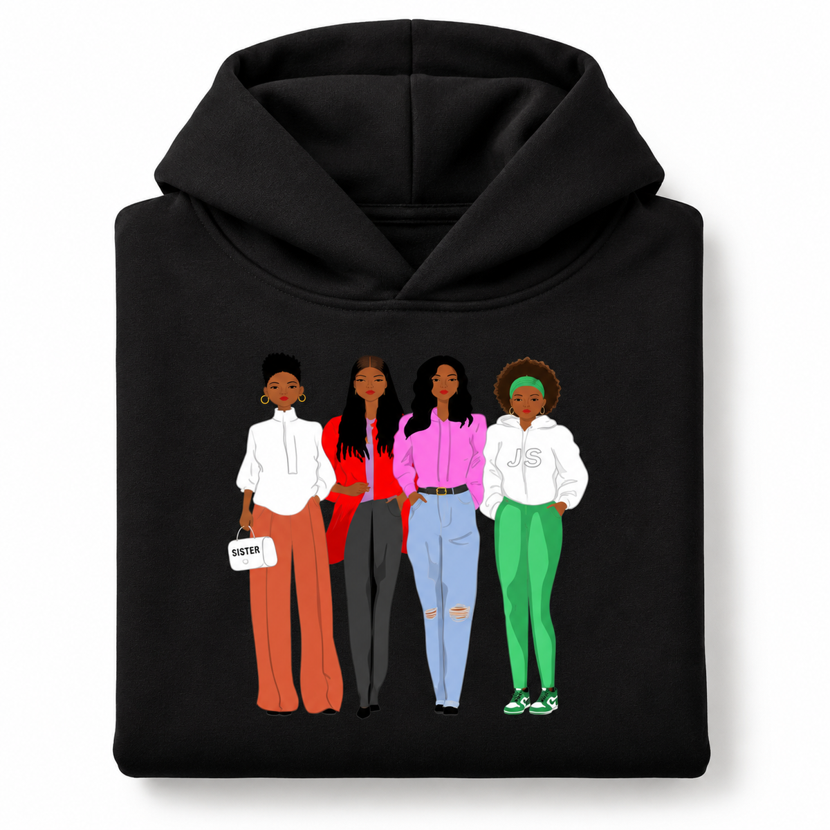 Fashion Signature black hoodie