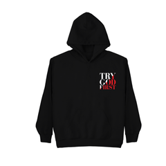 Try God First - Deuteronomy 31:6 - Set Hoodie and Jooger