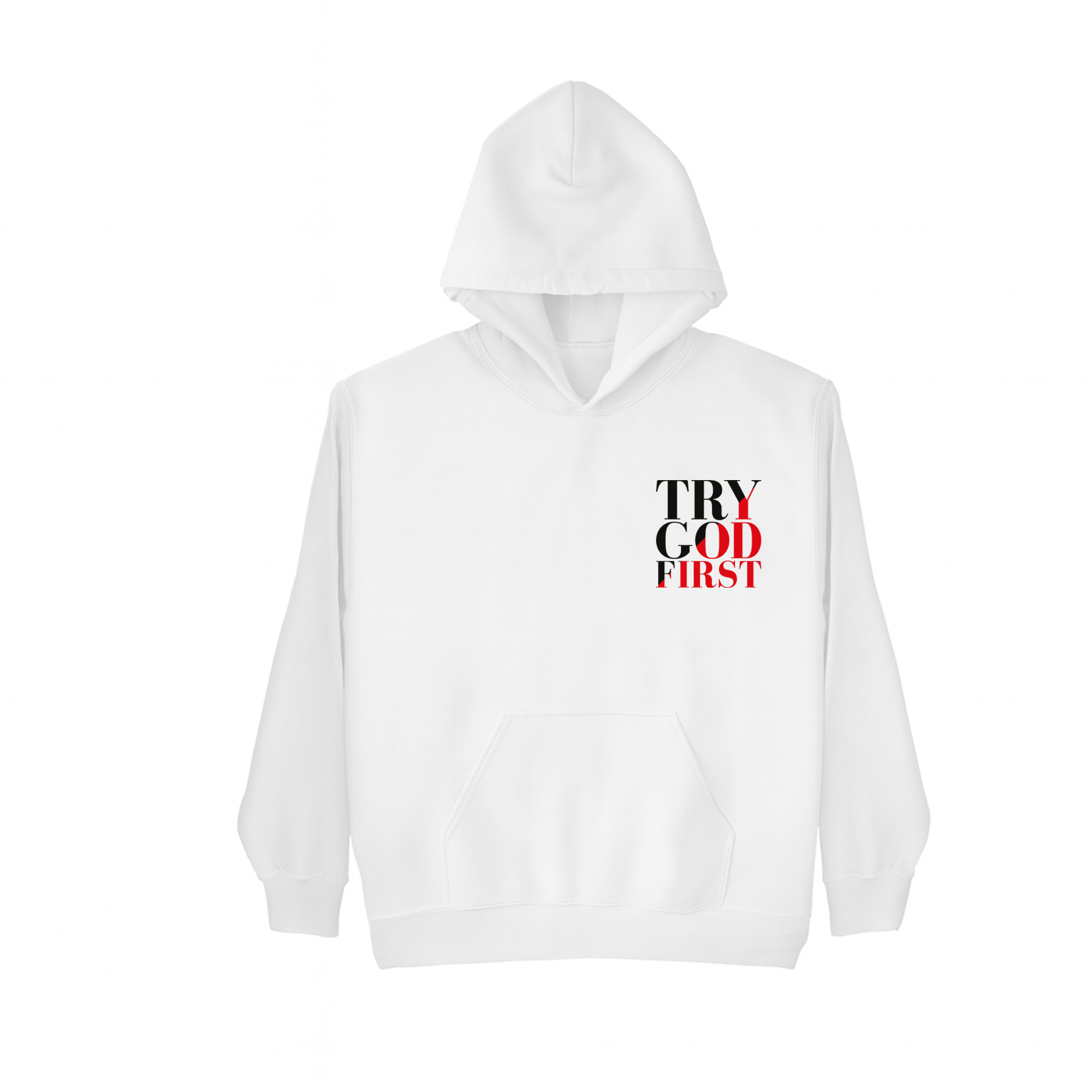 Try God First - Deuteronomy 31:6 - Set Hoodie and Jooger