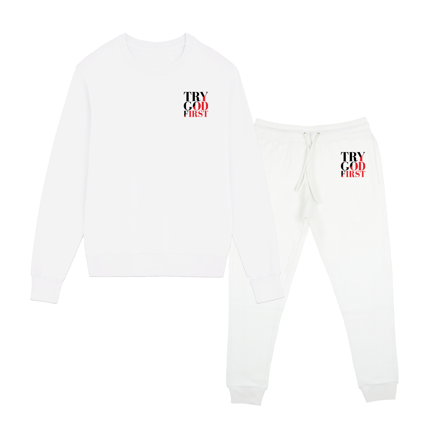 Try God First - Deuteronomy 31:6 - Set Crewneck