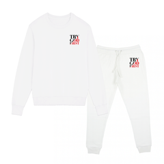 Try God First - Deuteronomy 31:6 - Set Crewneck and Jogger
