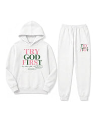Deuteronomy 31:6 Hoodie and Jogger Set