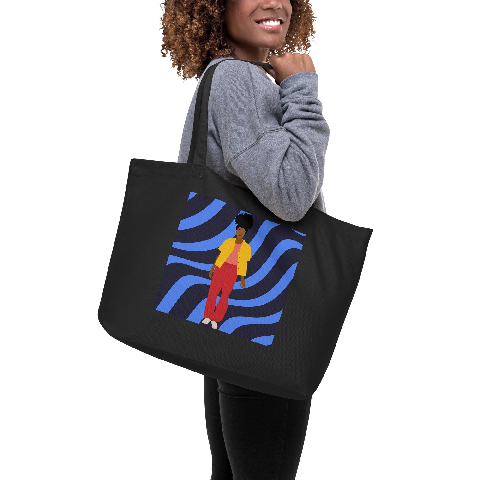 Vibrant Flow Tote