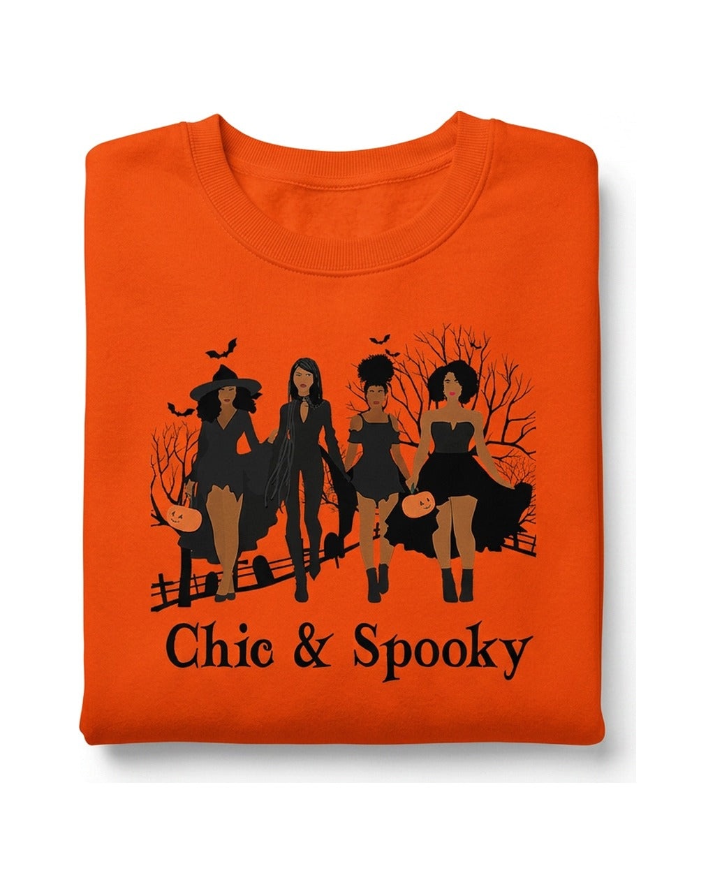 Halloween Dolls Chic & Spooky Crewneck