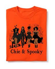 Halloween Dolls Chic & Spooky Short Sleeve T-Shirt